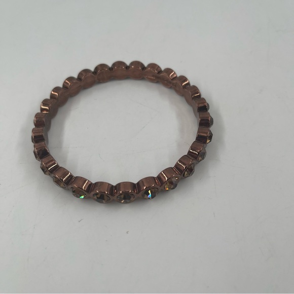 Graziano Set of 2 - Women’s Signed Amber Gemstone 7” Bangle Bracelets. - Picture 9 of 11